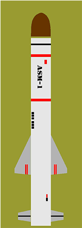 Asm-1 Missle - Rocket (460x460), Png Download