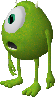 Mike Wazowski Angle1 (960x540), Png Download
