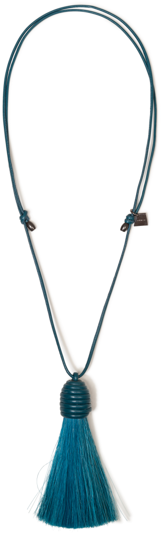 Horsehair Tassel Necklace - Necklace (899x1177), Png Download