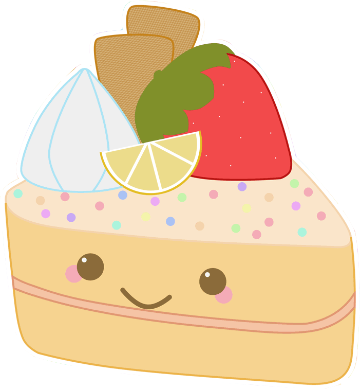Comida Png - Tres Leches Cake Cartoon (1000x1000), Png Download