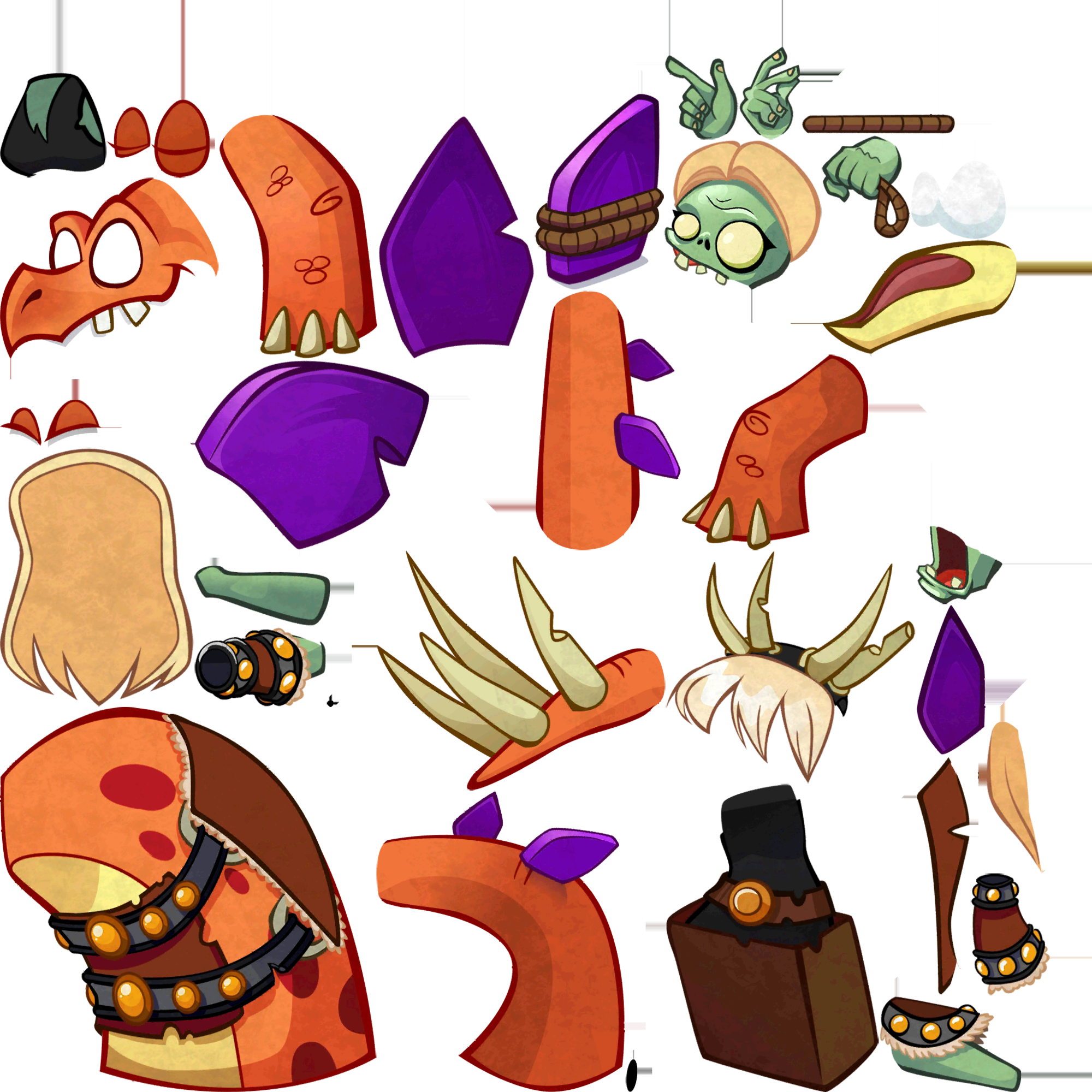 Fart Clipart Toxic - Plants Vs Zombies 2 Texture (2000x2000), Png Download