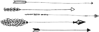 Tumblr Arrows Png Banner Library Stock - Tattoo Stencils Arrow (500x500), Png Download