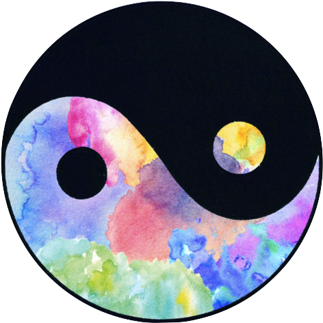 Tumblr Yin Yang - Yin And Yang Png (494x542), Png Download