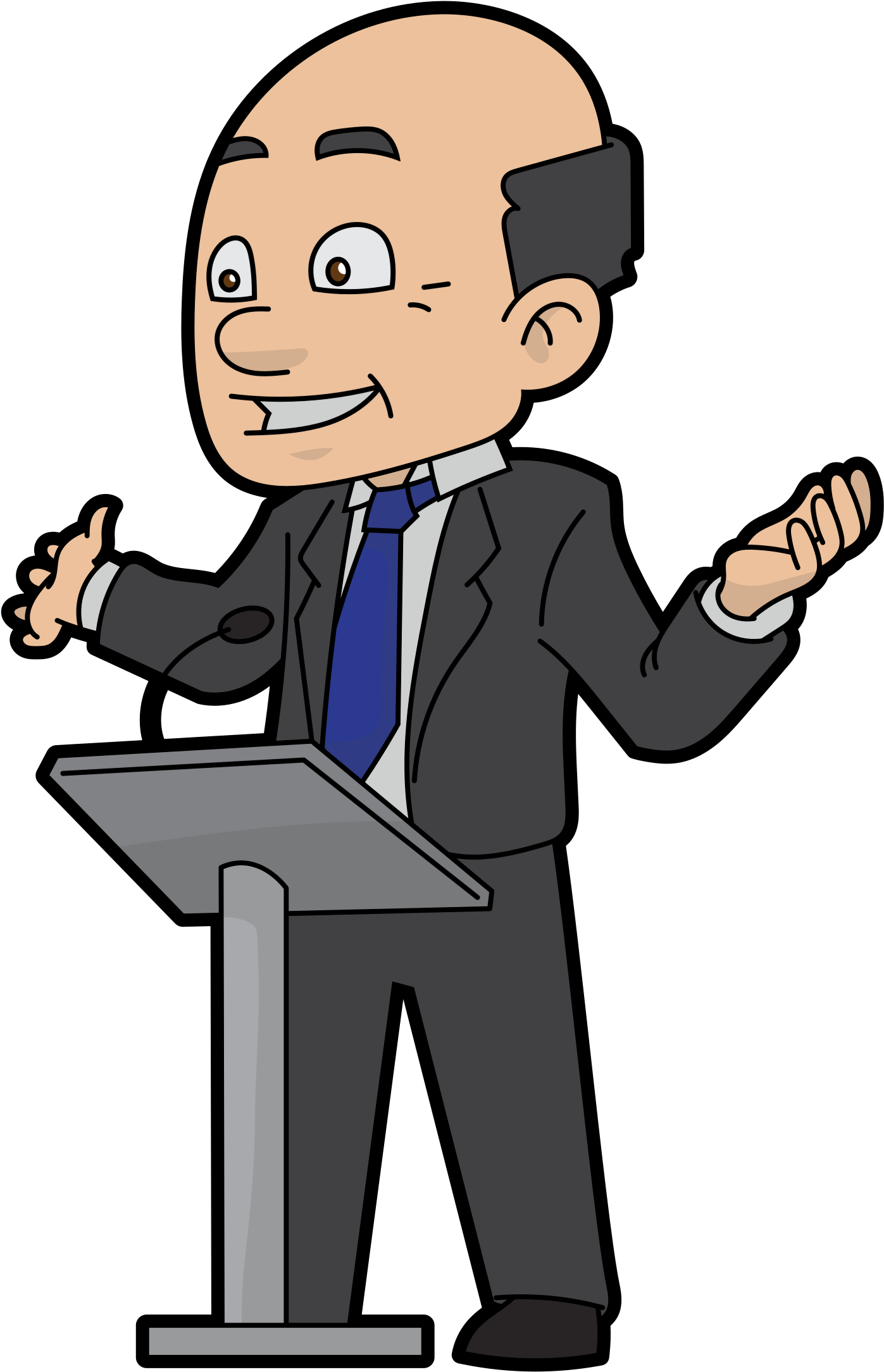 Open - Public Speaking Clipart Png (2000x2588), Png Download