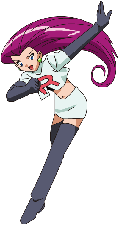 Jessie Pokemon (400x751), Png Download