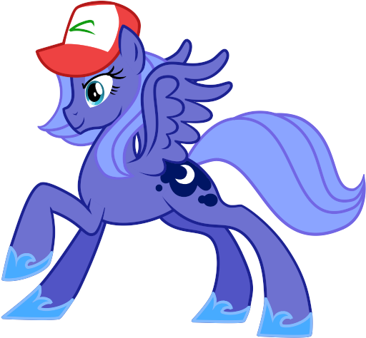 Srsishere, Ash Ketchum, Crossover, Female, Hat, Mare, - Wallpaper (640x480), Png Download
