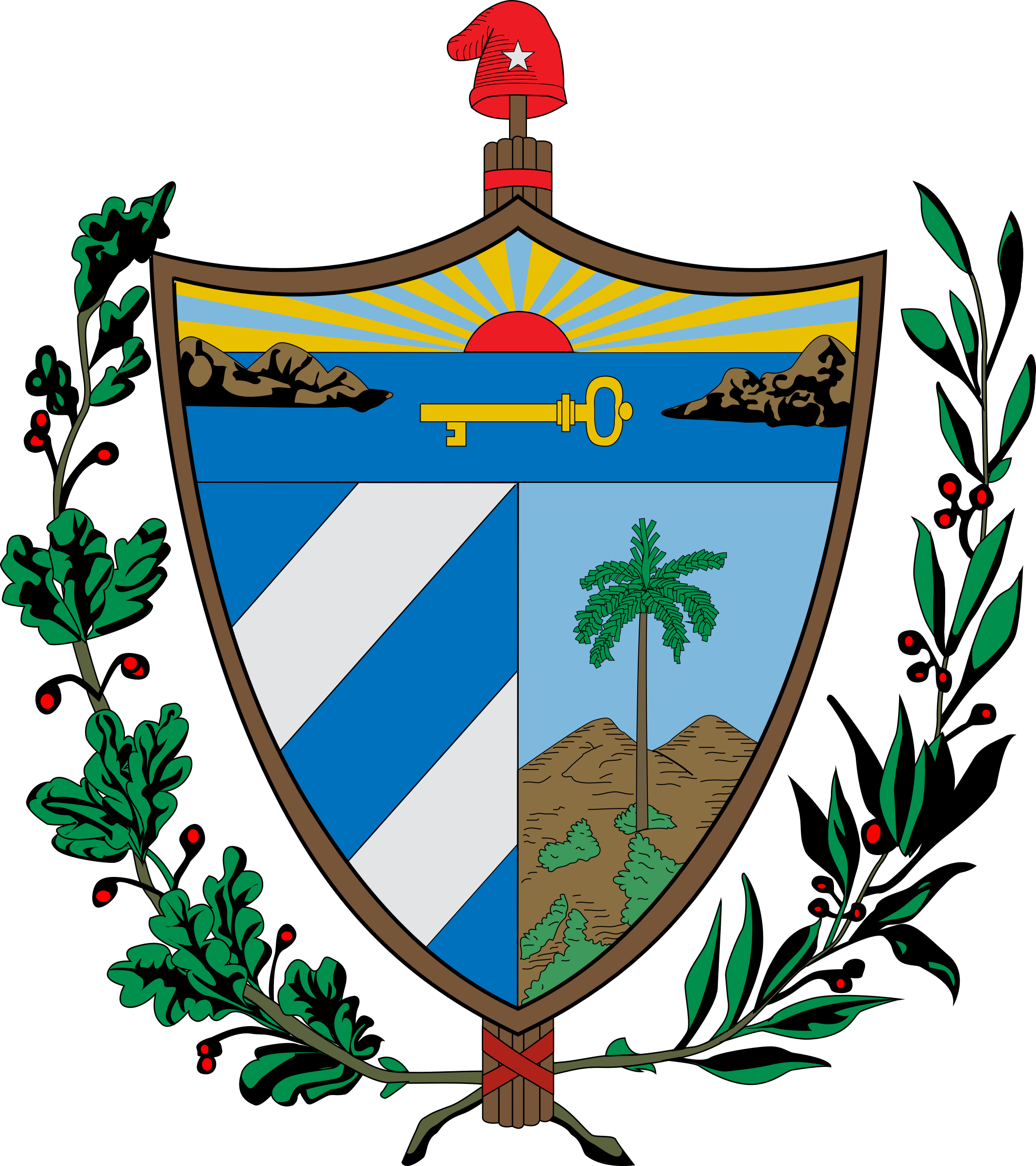 This Free Icons Png Design Of Escudo De Cuba (2133x2400), Png Download