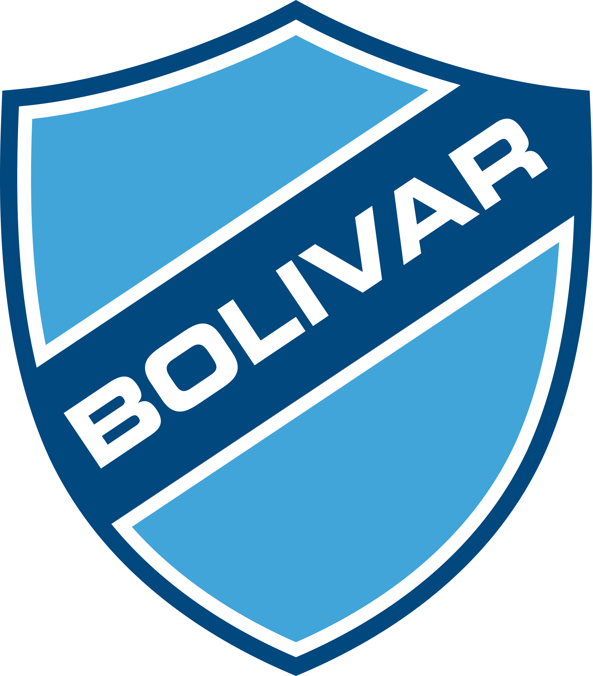 Escudo De Club Bolívar - Bolivar Fc (673x768), Png Download
