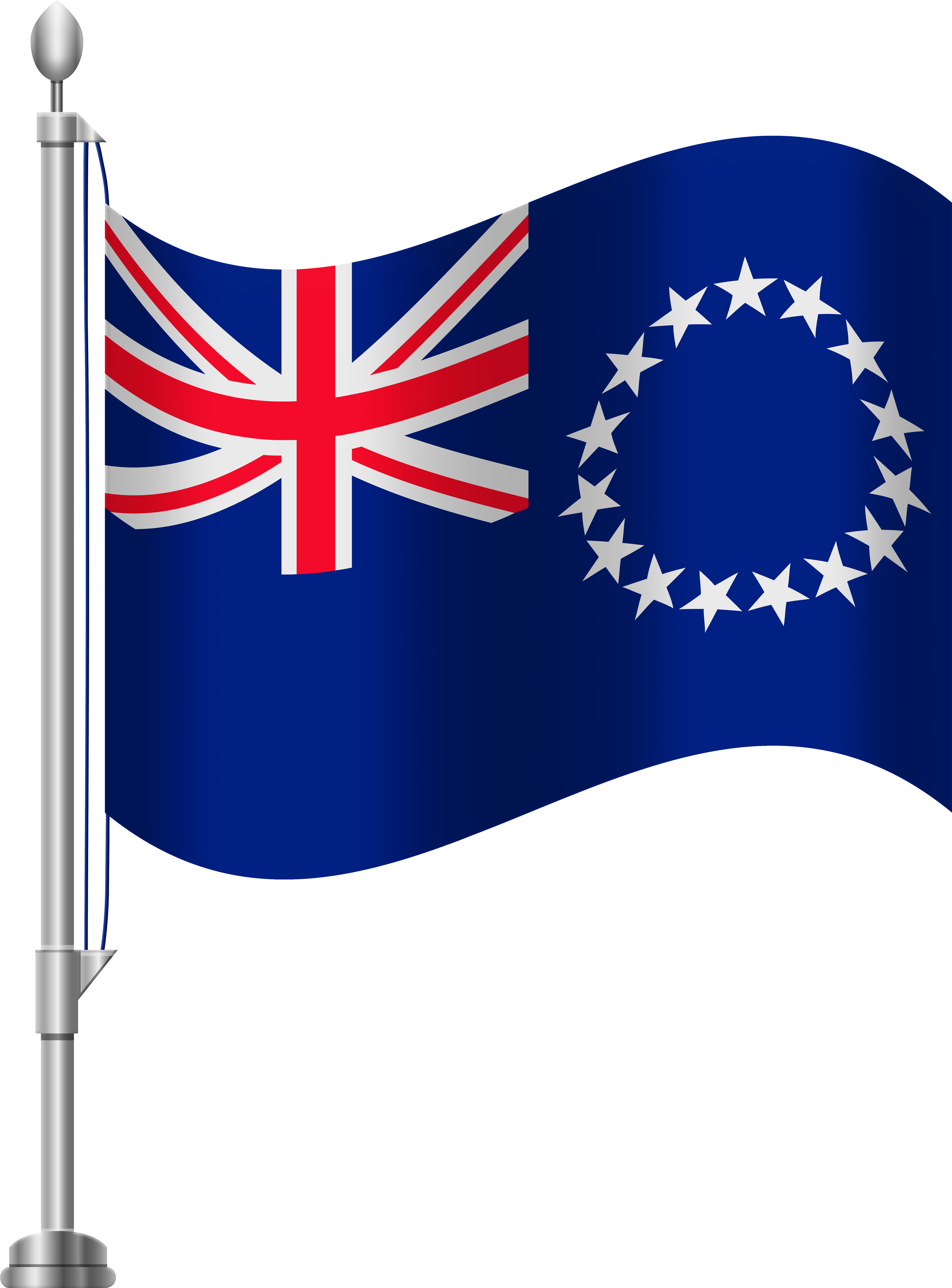 Cook Islands Flag Png Clip Art (6141x8000), Png Download
