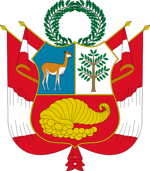 Teaching English In Peru, Jobs, News, And Country Information - Peru Coat Of Arms (500x571), Png Download