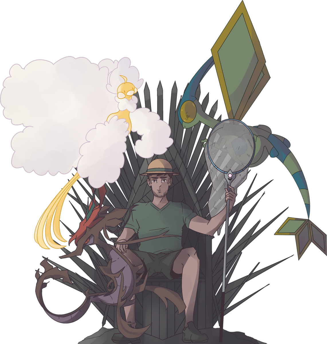 ポケカ Autobottesla On Twitter - Anime Iron Throne (1141x1200), Png Download