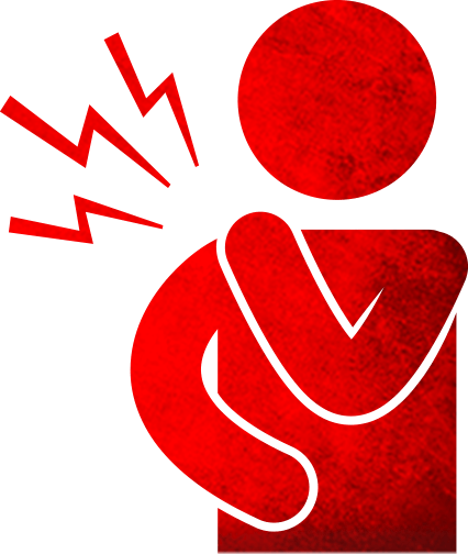 Pain Relief Symptom Checker - Shoulder Injury Clip Art (426x504), Png Download