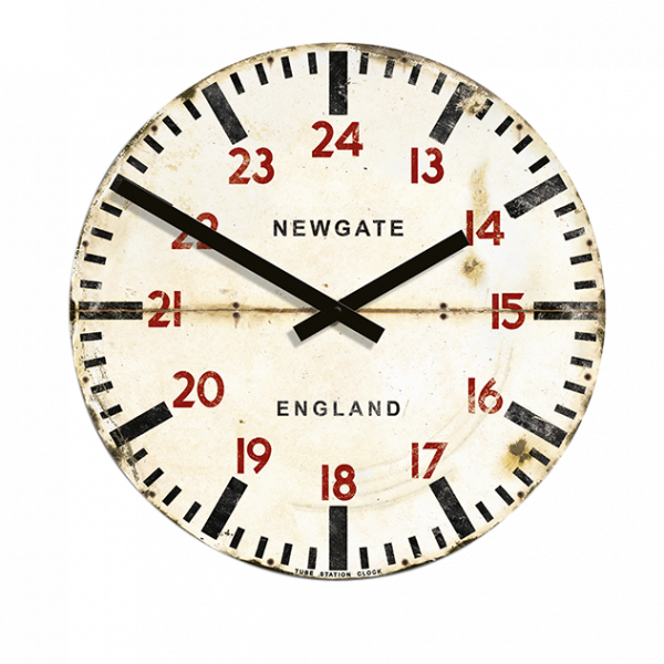 Vintage Tube Station Clock - Newgate Clocks Newgate Tube Station Wall Clock [d] (600x600), Png Download