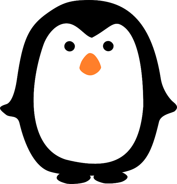 Hi - Penguin Clipart (576x599), Png Download