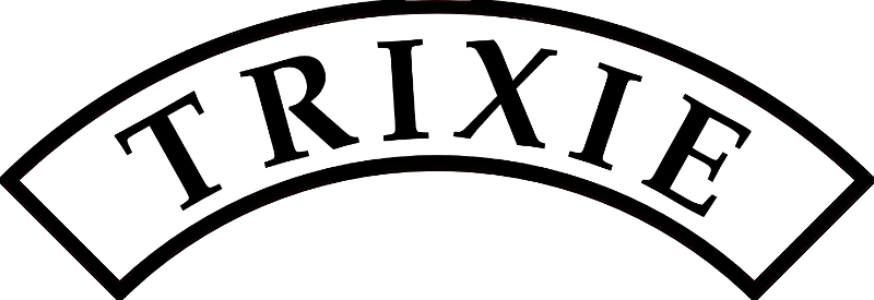 Trixie1 - Curved Name Plate Png (800x275), Png Download