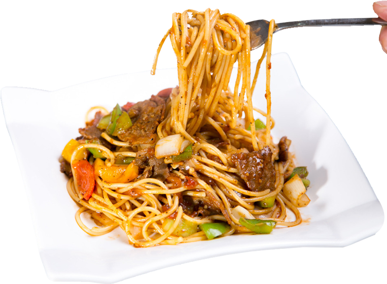 Svg Royalty Free Stock Pasta Instant Fried Rice Chow - Chinese Noodles Dish Png (851x757), Png Download