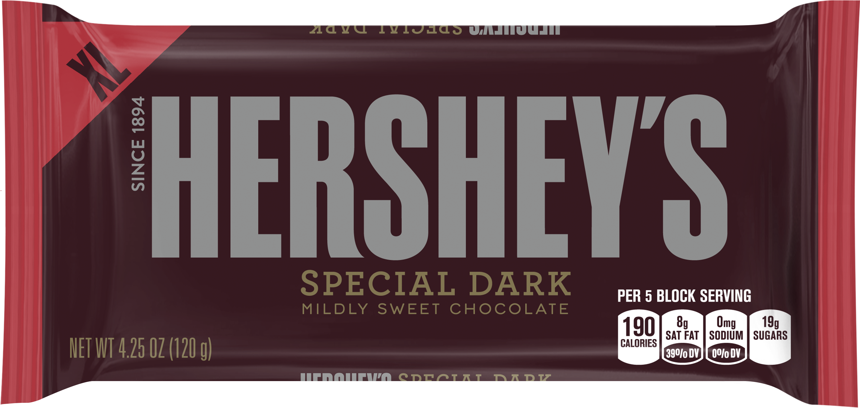 Hershey's, Extra Large Special Dark Mildly Sweet Chocolate - Hershey Bar (3000x3000), Png Download
