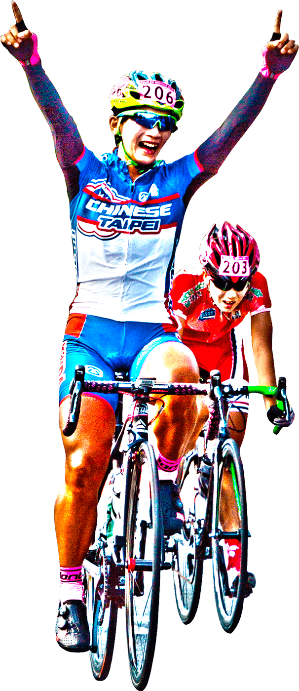 International Women's Road Race 100km - Woman Bicycling Clip Art (700x1400), Png Download