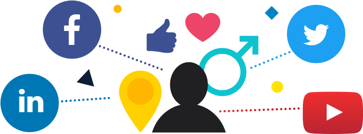 Paid Social Ads - Paid Social Media Icon (750x288), Png Download