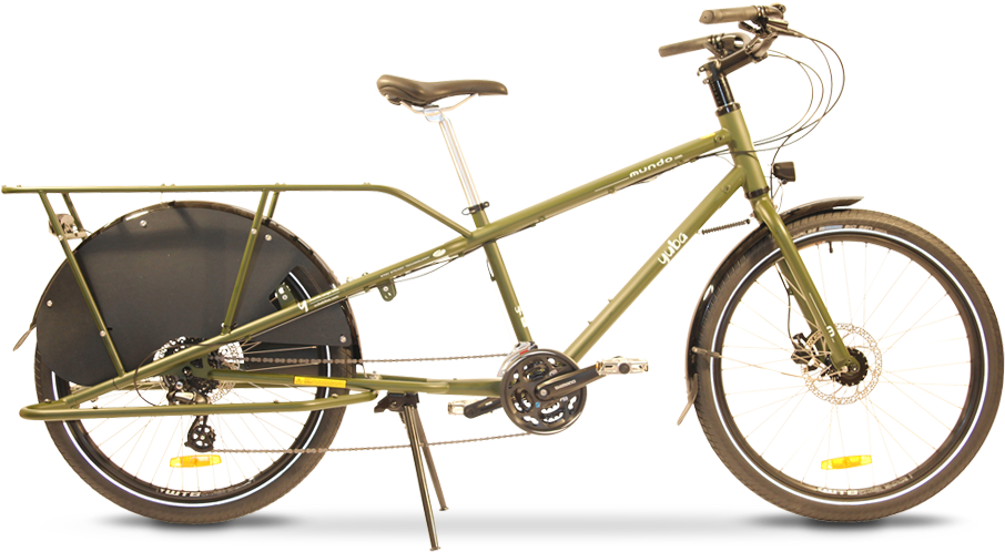 Full-size Cargo - Longtail Bike (600x400), Png Download