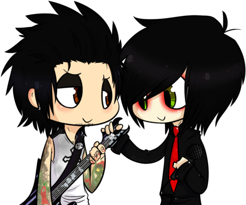 My Chemical Romance Images Adorable ^-^ Wallpaper And - My Chemical Romance Chibi (500x413), Png Download