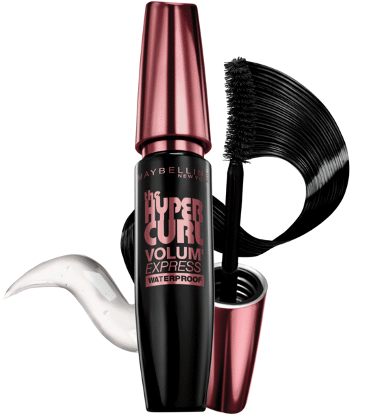 Maybelline Hypercurl Mascara Waterproof, Black, - Mascara Maybelline Ori (1023x640), Png Download