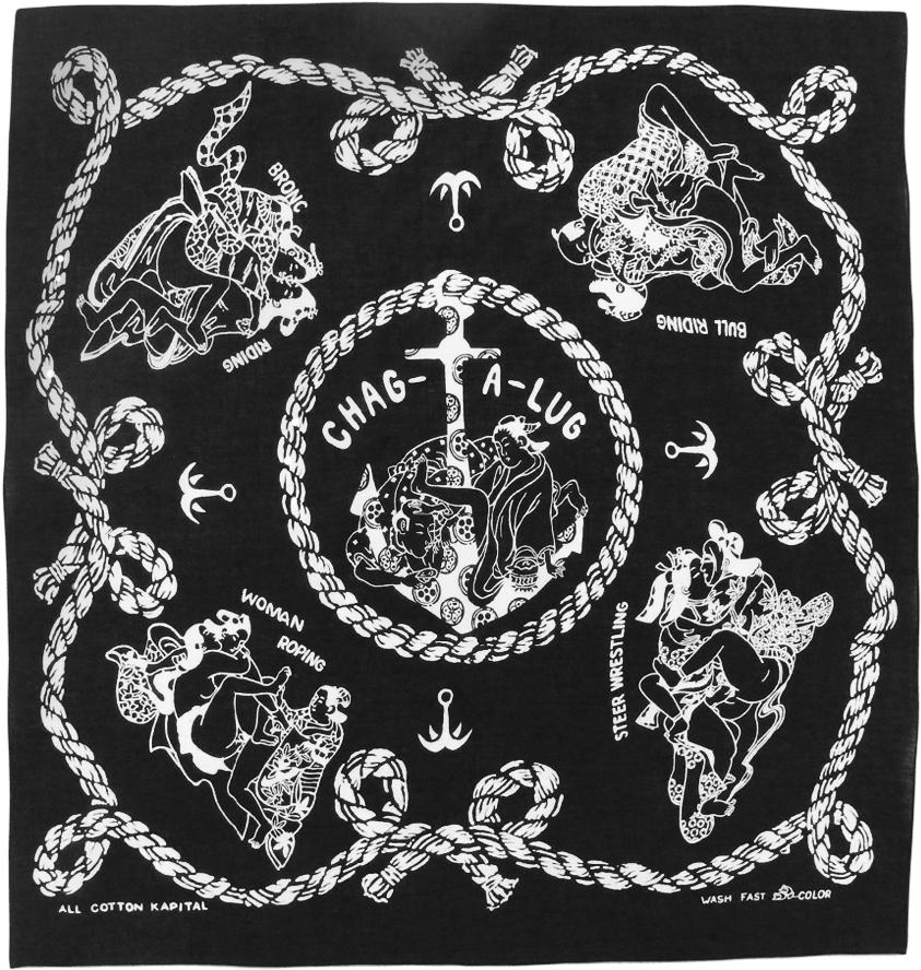 Black 'chag A Lug" Erotic Bandana - History (1000x1000), Png Download