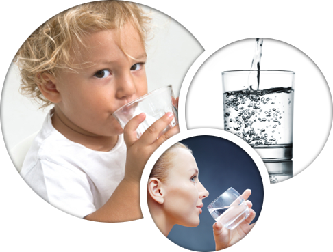 Today The Fastest Developing Water Treatment Technology - Kid Drinking Water Png (486x369), Png Download