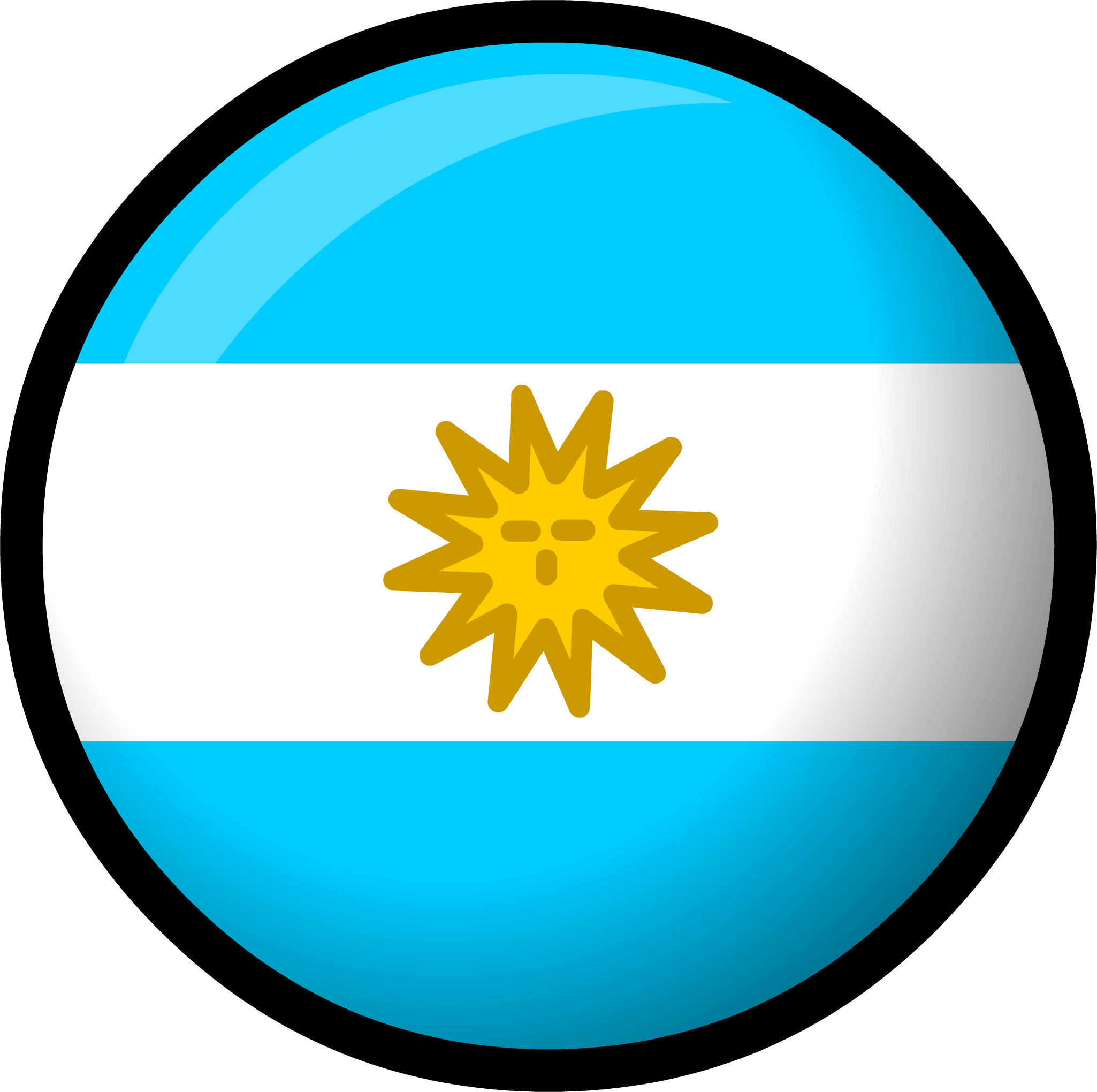 Argentina Flag - Flag Of Argentina (2050x2040), Png Download