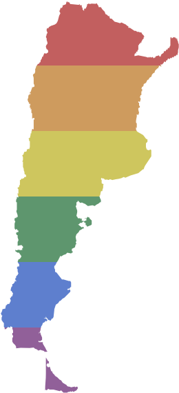Lgbt Argentina - Argentina Map (600x600), Png Download