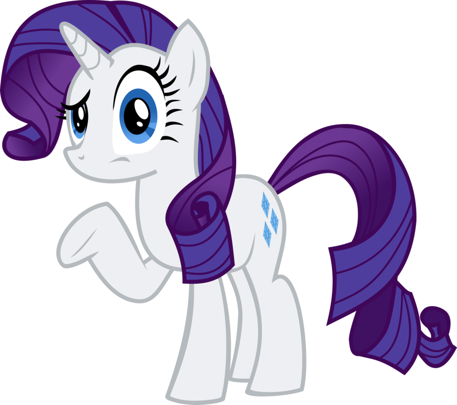 A Confused Rarity By Emedina13-d5ds907 - Pony Friendship Is Magic Rarity (900x798), Png Download