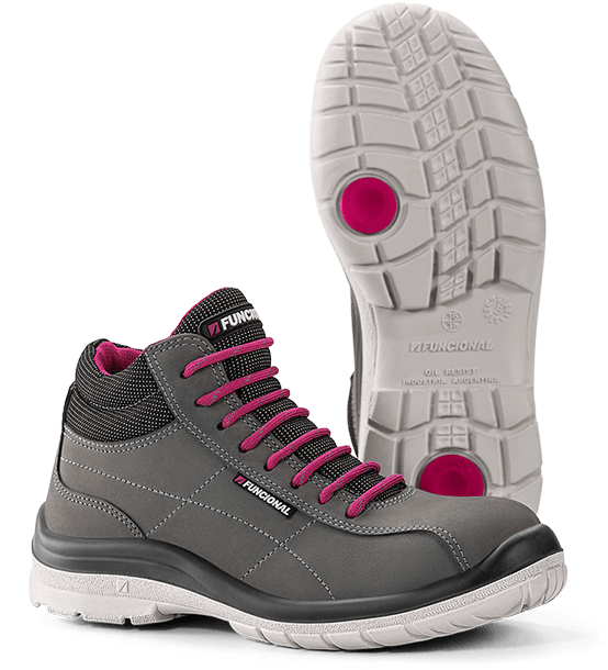 Zapatillas De Seguridad Mujer (600x637), Png Download