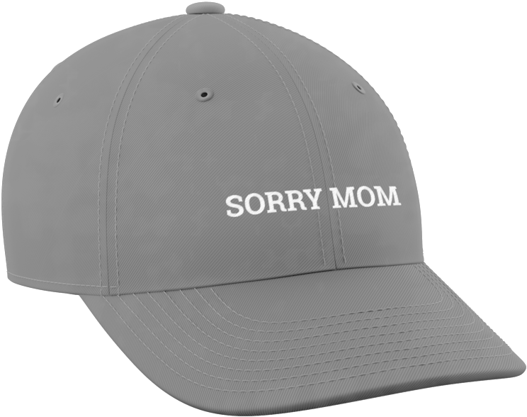 Sorry Mom Grey Noshadow - Decathlon Kalenji Women's Cap Running (1000x1334), Png Download