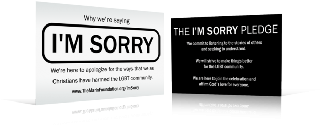 I'm Sorry Campaign Cards - Design (662x289), Png Download