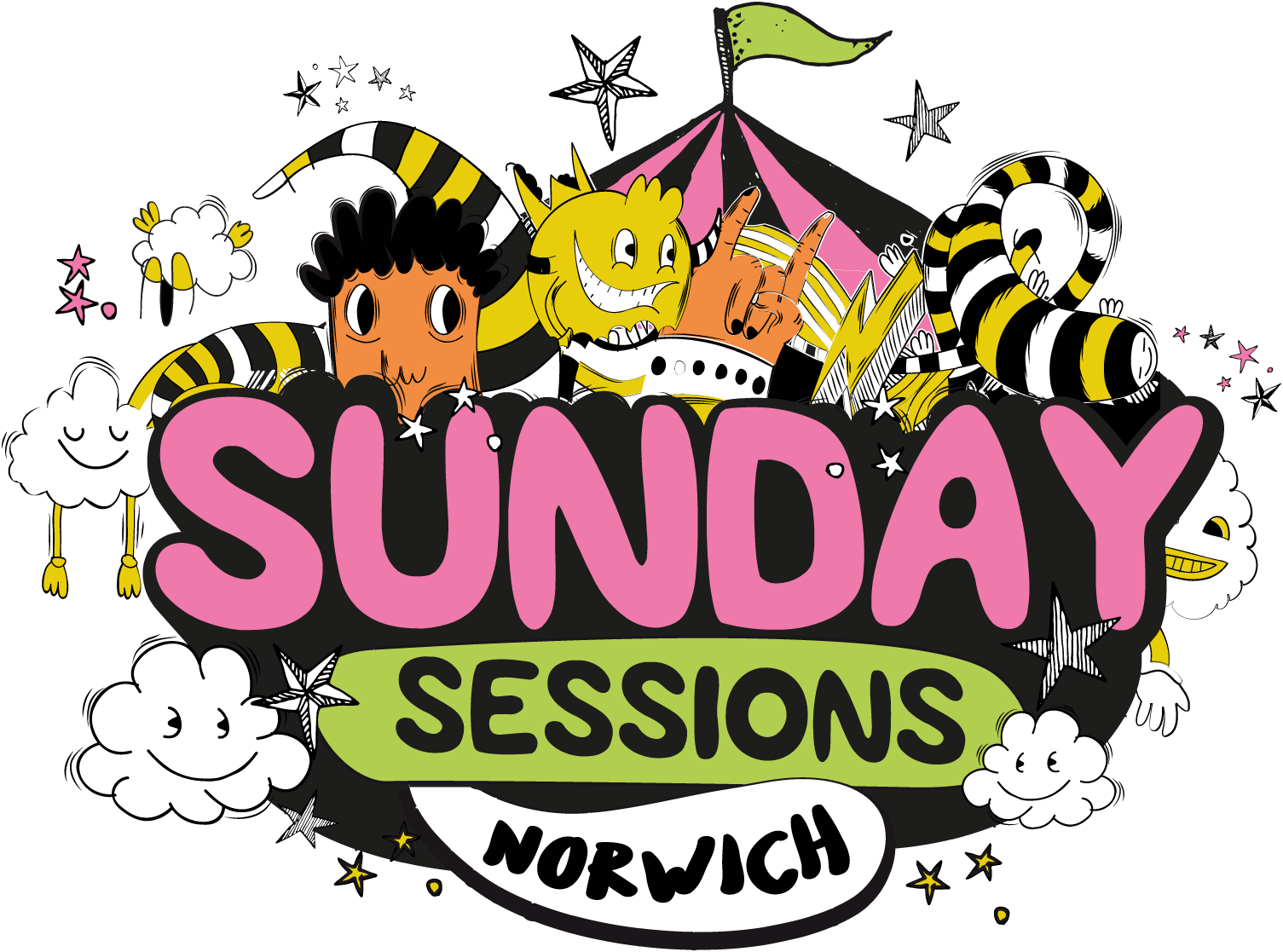 Logo Sunday Sunday (650x482), Png Download