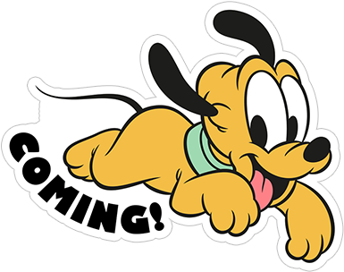 Viber Sticker «baby Pluto» - Baby Pluto Coloring Pages (490x317), Png Download