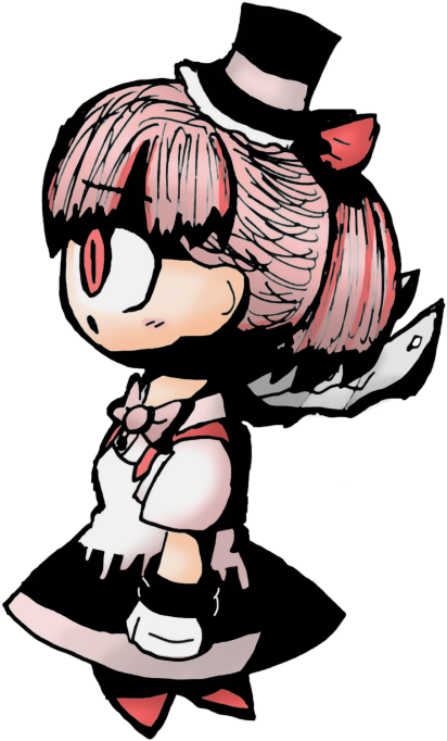 The Spooky Scary Brawl Girl - Illustration (500x717), Png Download