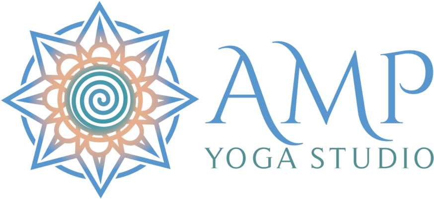 Amp Yoga Studio Color Logo - Amp Yoga (1000x460), Png Download