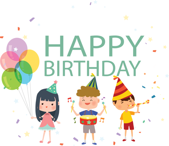 Birthday Parties - Birthday Celebration Png Png (542x468), Png Download