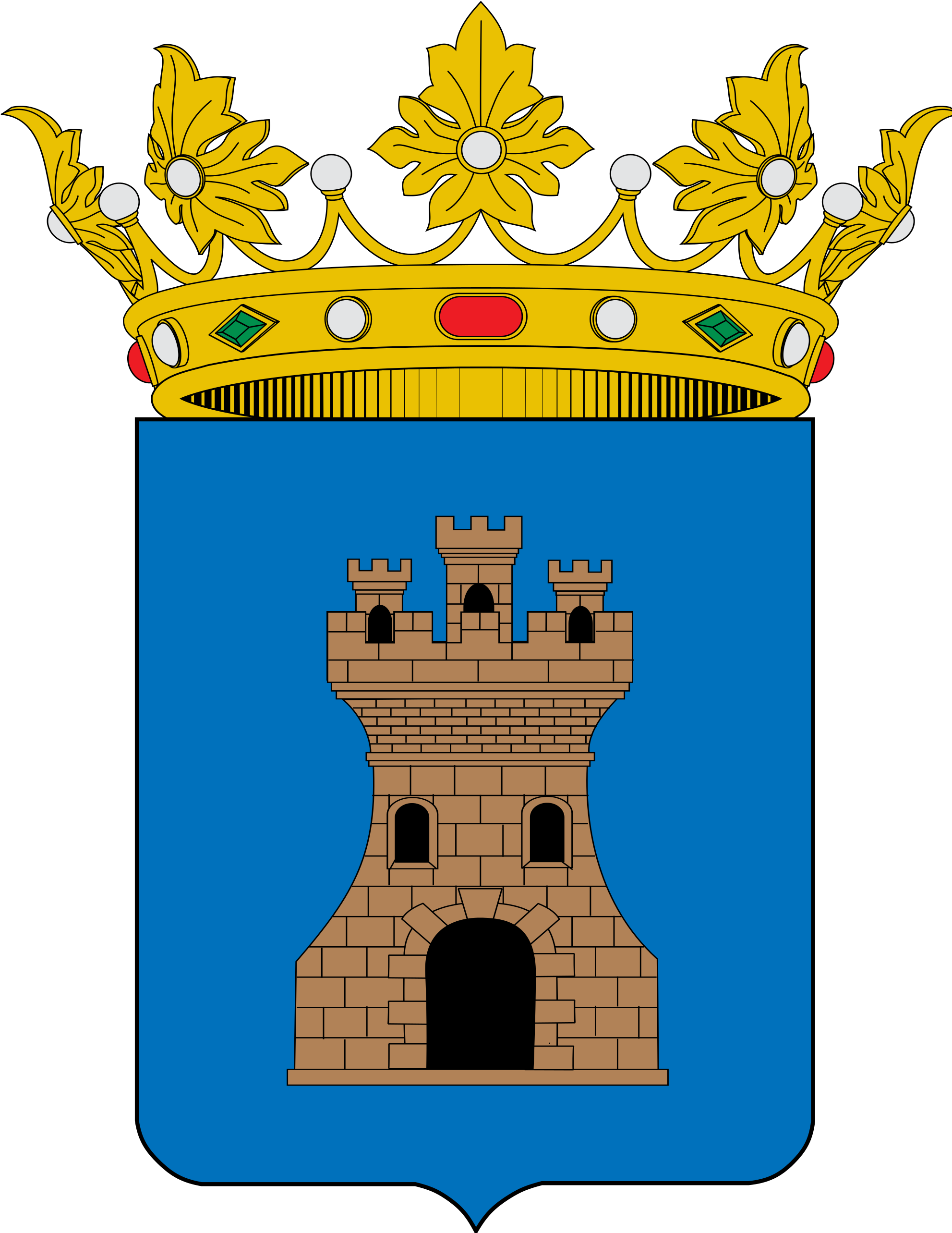 Open - Escudo De Lliria (2000x2569), Png Download