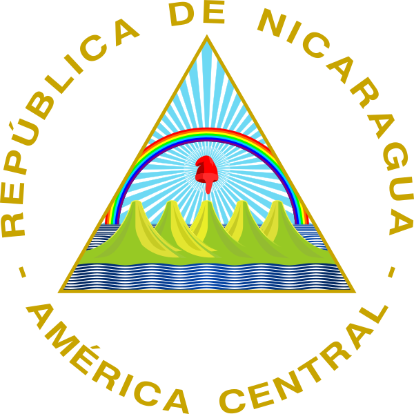 Coat Of Arms Of Nicaragua - El Escudo Nacional De Nicaragua (600x600), Png Download