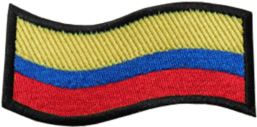 Parche Bandera De Colombia (800x800), Png Download