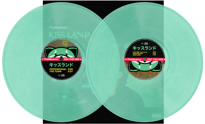 Weeknd Vinyl Kissland (800x800), Png Download