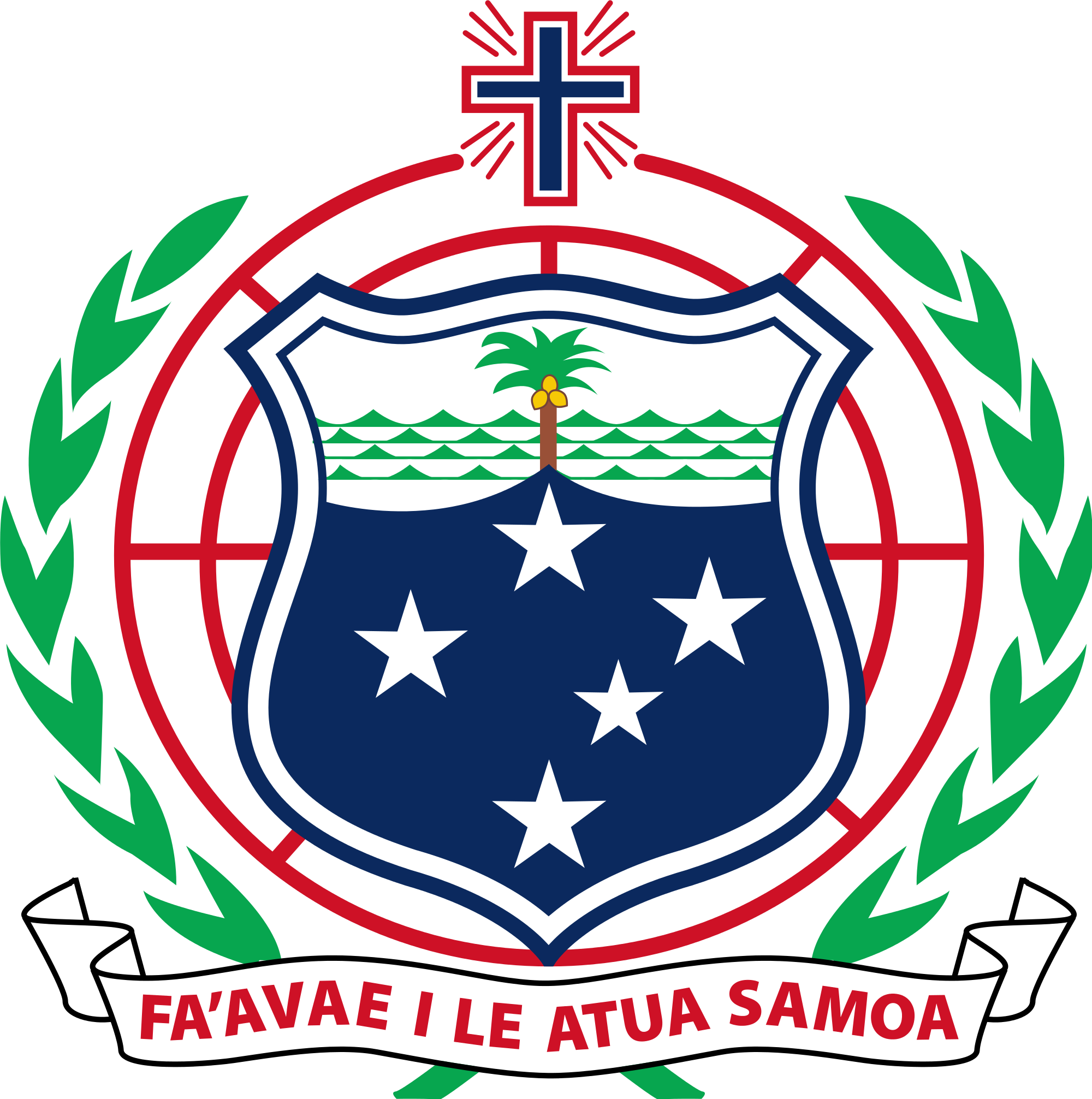 Citizenship Act - Samoa Coat Of Arms (2000x2013), Png Download