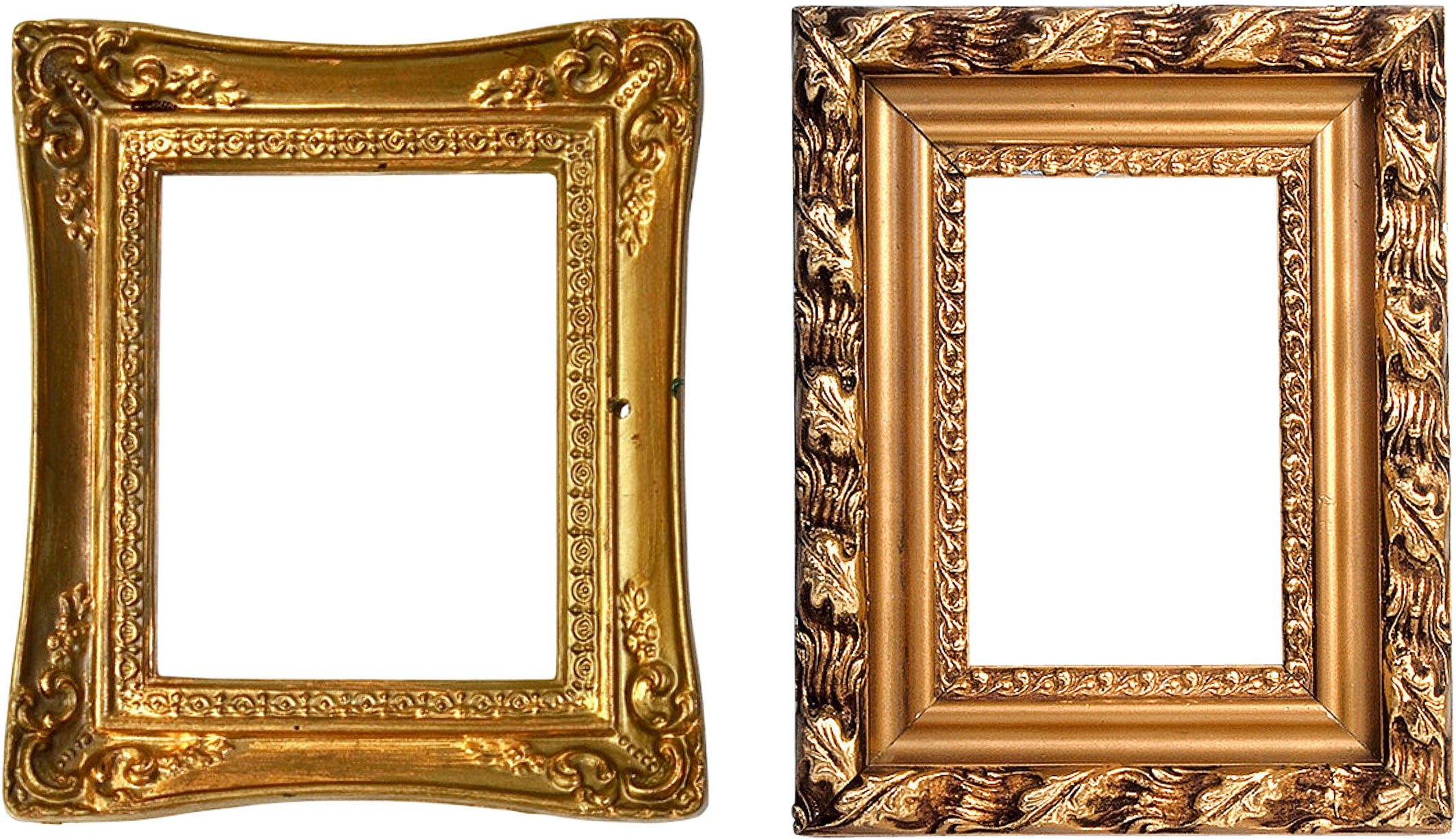 Royal Frame - Clip Art Frames Gold (2256x1374), Png Download