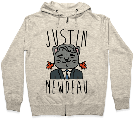 Justin Mewdeau Zip Hoodie - Dog Ghost Hoodie: Funny Hoodie From Lookhuman. Funny (484x484), Png Download