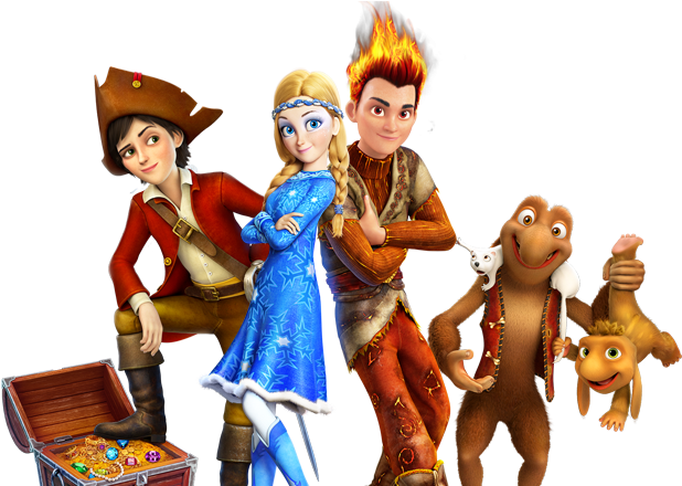 Snow Queen 3 Fire And Ice Dvd (673x439), Png Download