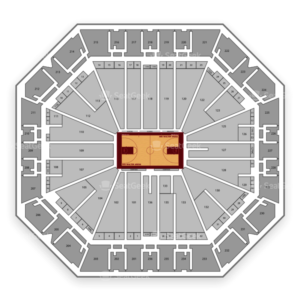Download Arkansas Razorbacks Basketball Seating Chart Png Arkansas