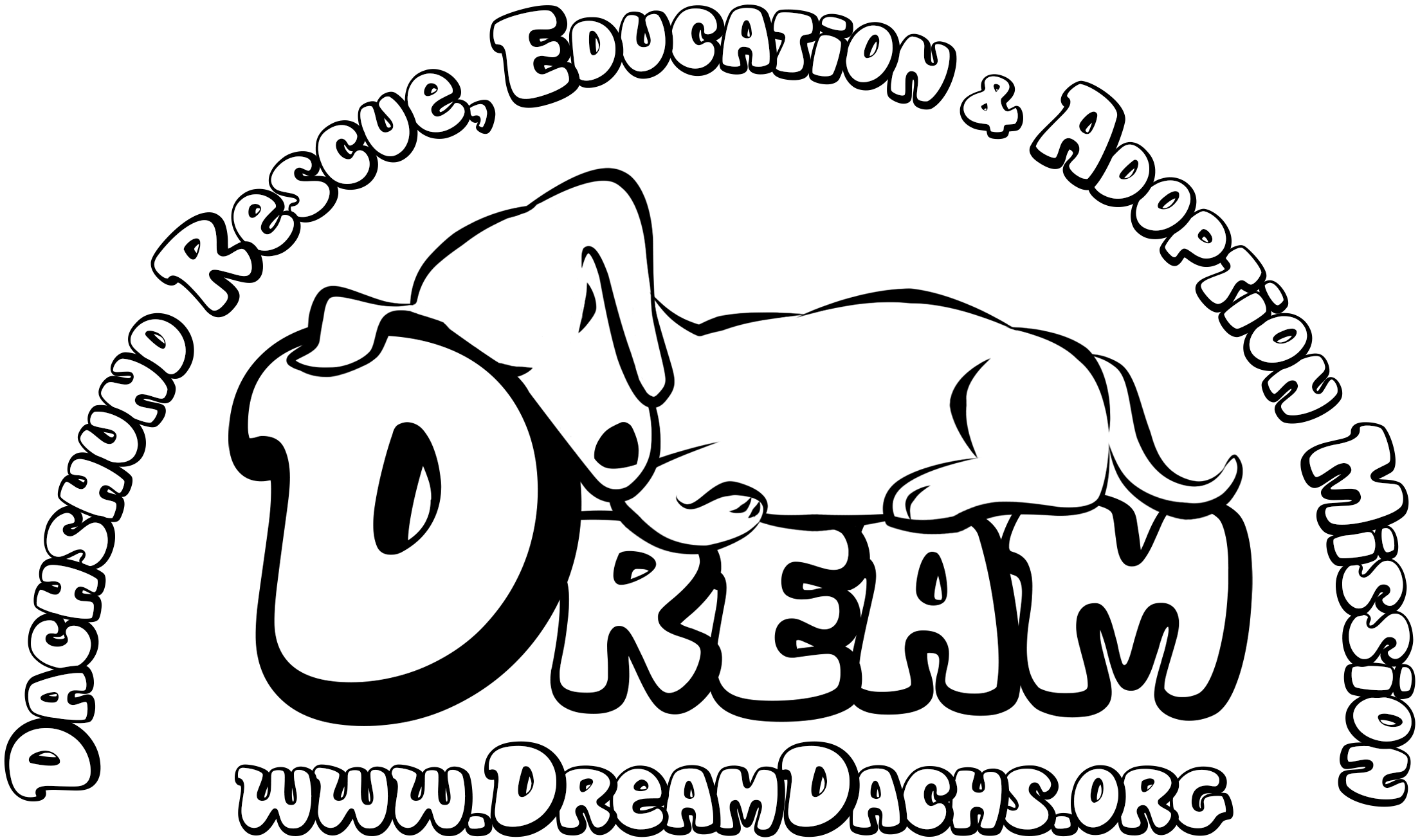 Dream Dachshund Rescue, Education & Adoption Mission - Drawing (2208x1306), Png Download