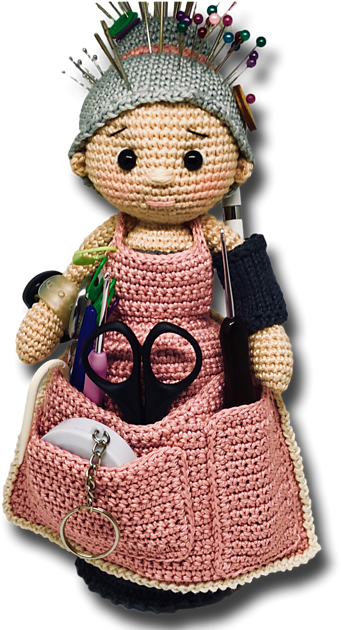 Crafter Granny Free Crochet Pattern - Crafter Granny Crochet Pattern (640x640), Png Download